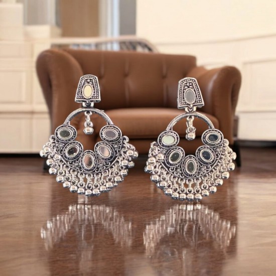 silver dangling earring