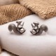 Silver Replica Squirrel Earring