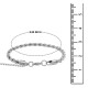 Stainless Steel Silver Bracelet for Men Boys Unisex (Silver)