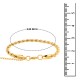 Stainless Steel Bracelet for Men Boys Unisex (Gold)