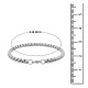 Stainless Steel Bracelet for Men Boys Unisex (Silver)