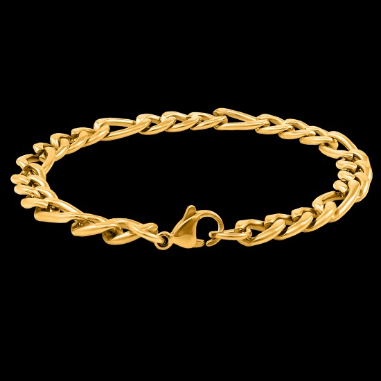 Stainless Steel bracelets for men stylish Boys Unisex (Gold)