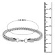 Stainless Steel Bracelet for Men Boys (Silver)