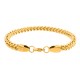 Stainless Steel Bracelet for Men Boys (Gold)