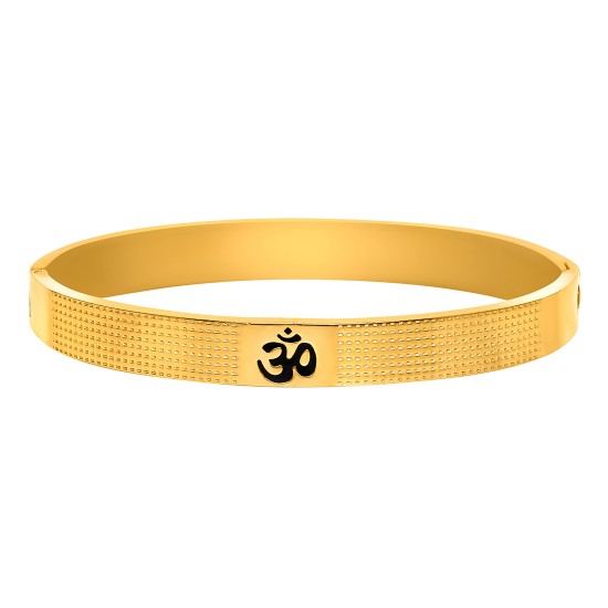 Gold Plated Kada Bracelet for Men | Women - 2208105