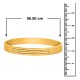 Gold Plated Kada Bracelet for Men | Women - 2208114