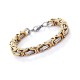 Stainless Steel bracelets for men stylish Boys Unisex (Silver Golden)