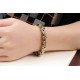 Stainless Steel bracelets for men stylish Boys Unisex (Silver Golden)