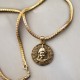 Nakabh Gold Plated Prabhu Shri Ram Locket Chain | Mens Boys 2304209