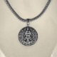 Nakabh Silver Plated Prabhu Shri Ram Locket Chain | Mens Boys 2304219